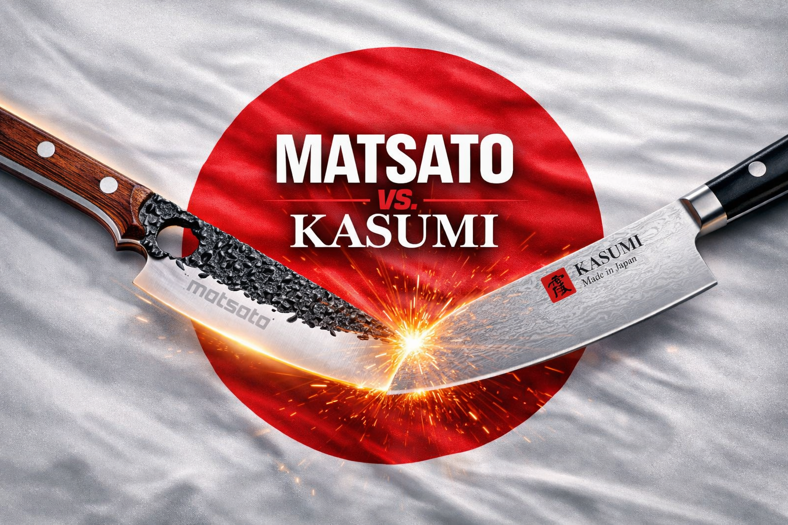 Souboj kuchyňských nožů: Matsato vs. japonské nože KASUMI