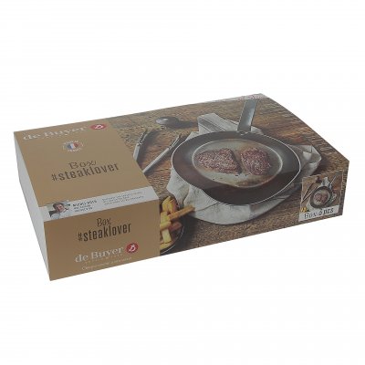 De Buyer | MINERAL B, ocelová pánev, průměr 26 cm, SET