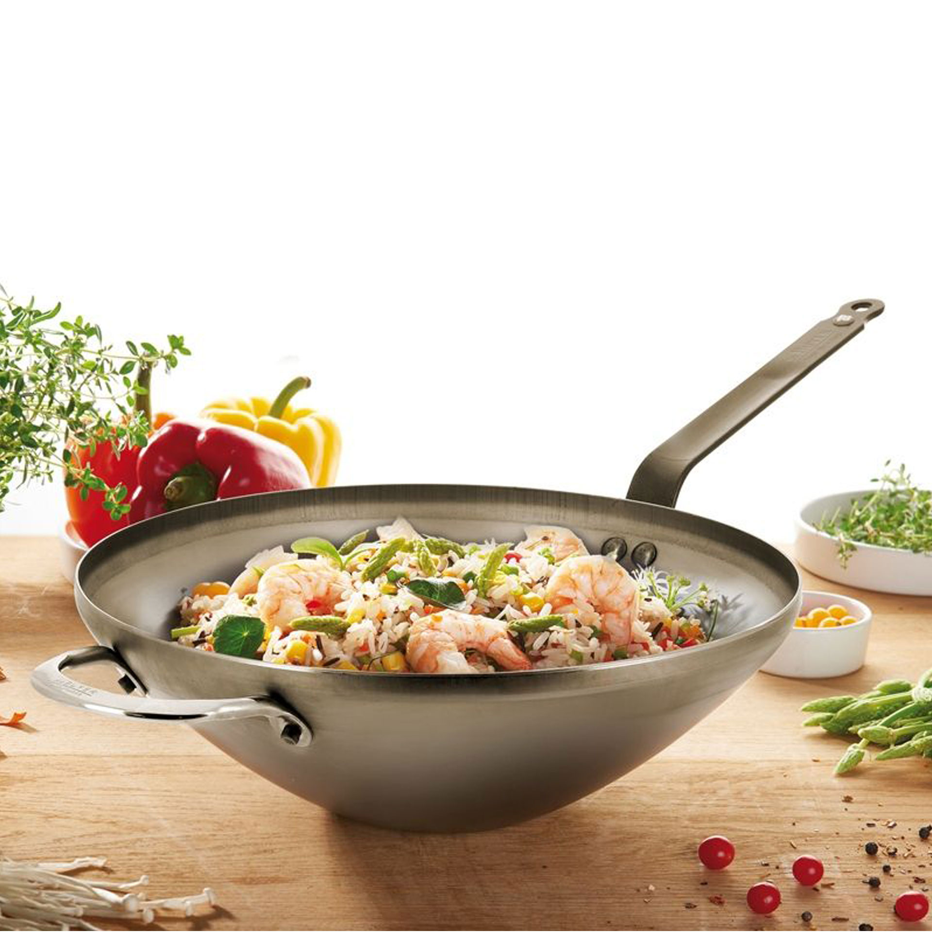 De Buyer | WOK pánev, Mineral B, průměr 32 cm