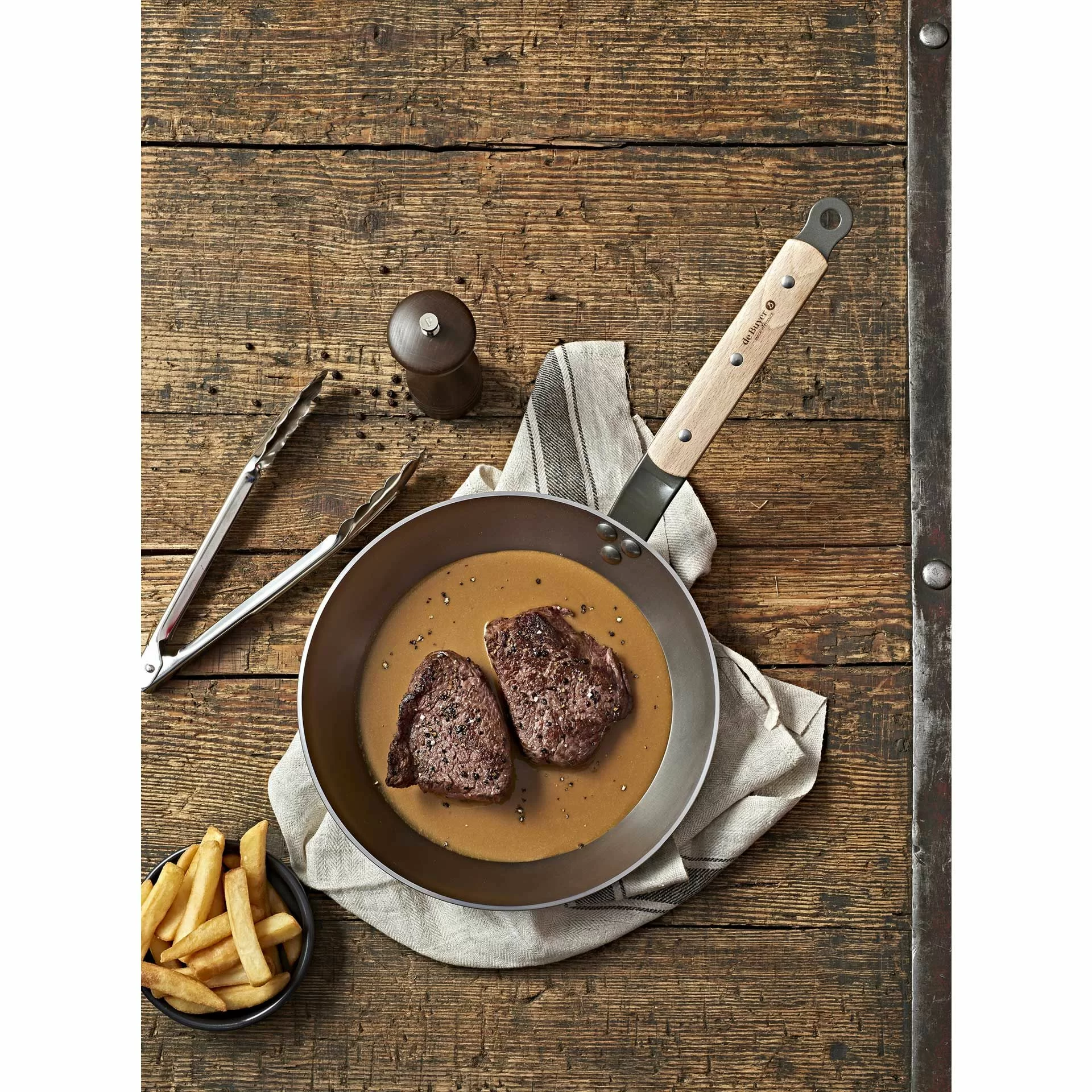 DE BUYER | Pánev MINERAL B BOIS, průměr 26 cm