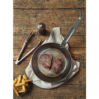 De Buyer | MINERAL B, ocelová pánev, průměr 26 cm, SET