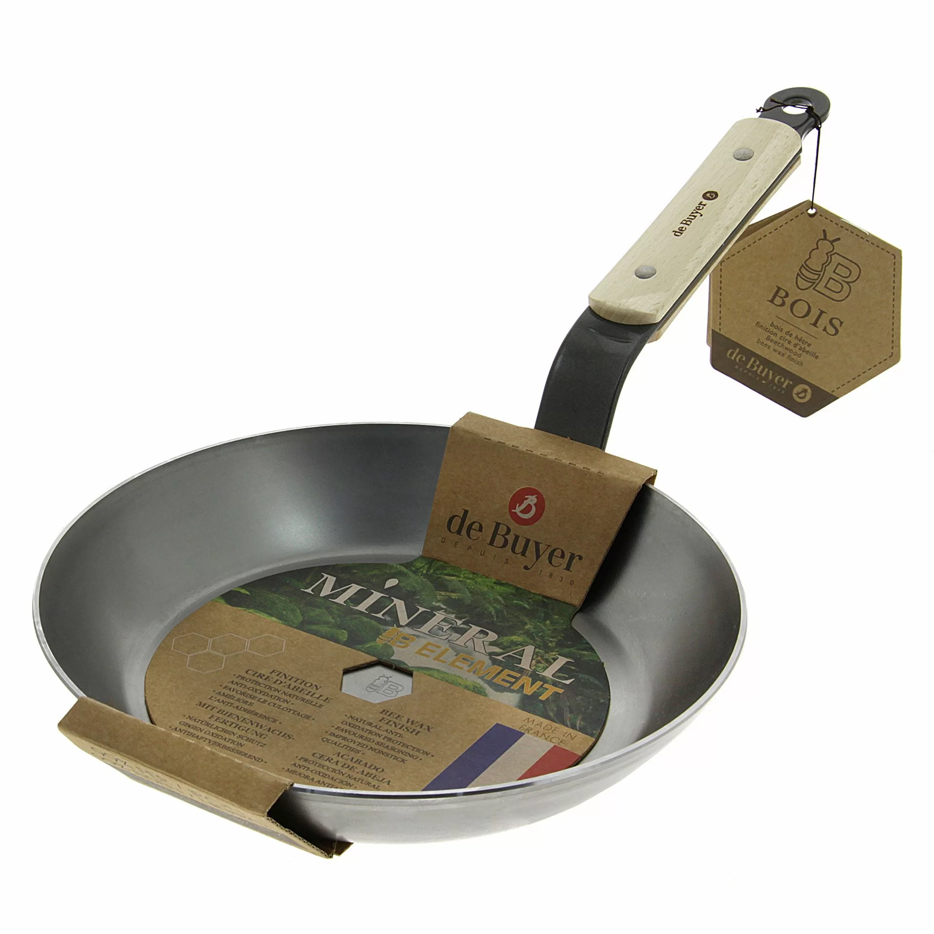 DE BUYER | Pánev MINERAL B BOIS, průměr 28 cm