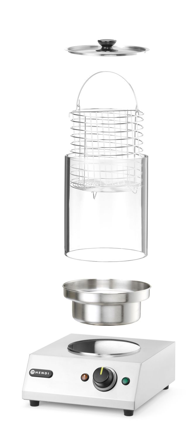 Ohřívač párků, HENDI, 220-240V/450W, 239x335x(H)470mm