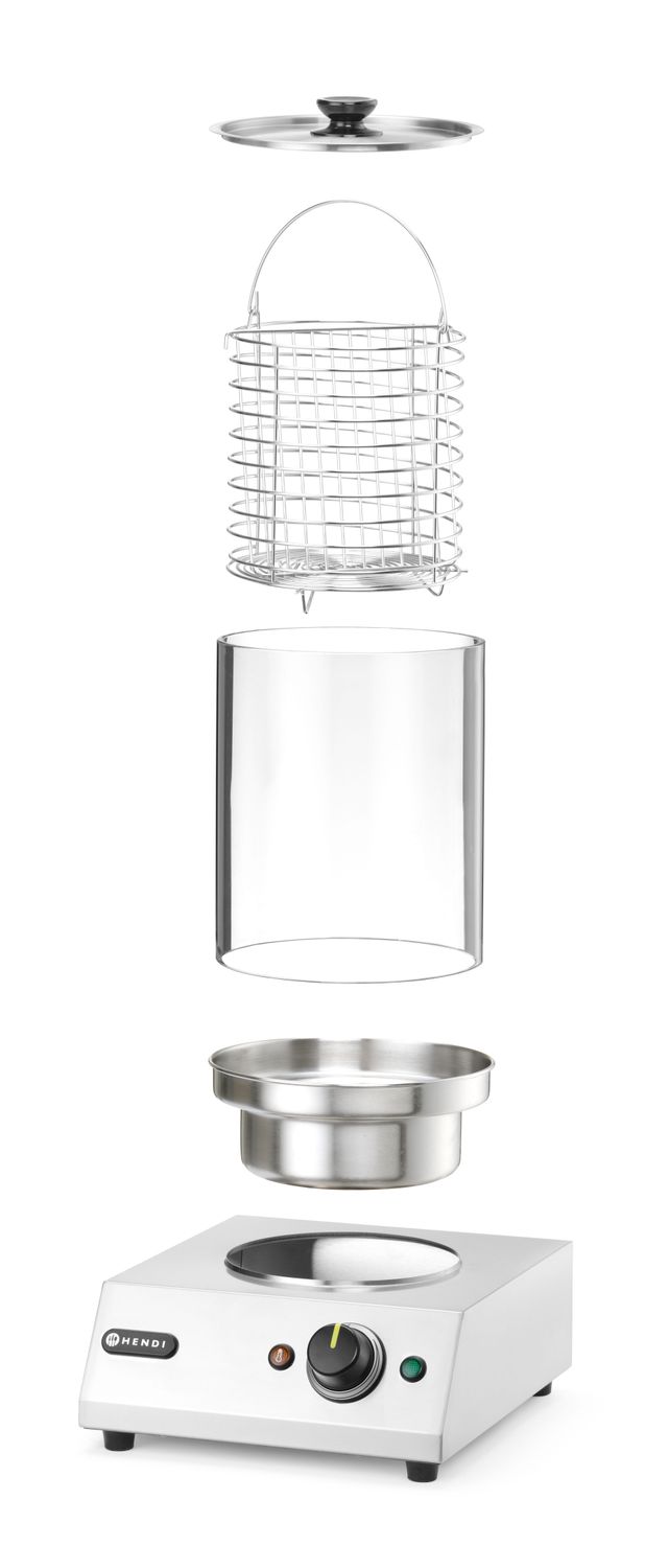 Ohřívač párků, HENDI, 220-240V/450W, 239x335x(H)470mm