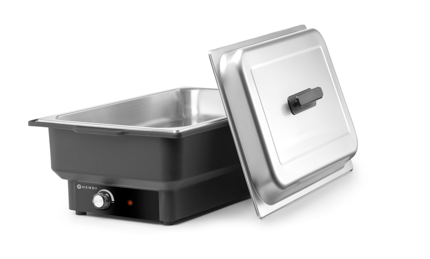 Chafing dish elektrický Tellano, HENDI, Kitchen Line, GN 1/1, 9L, 220-240V/900W, 575x349x(H)278mm