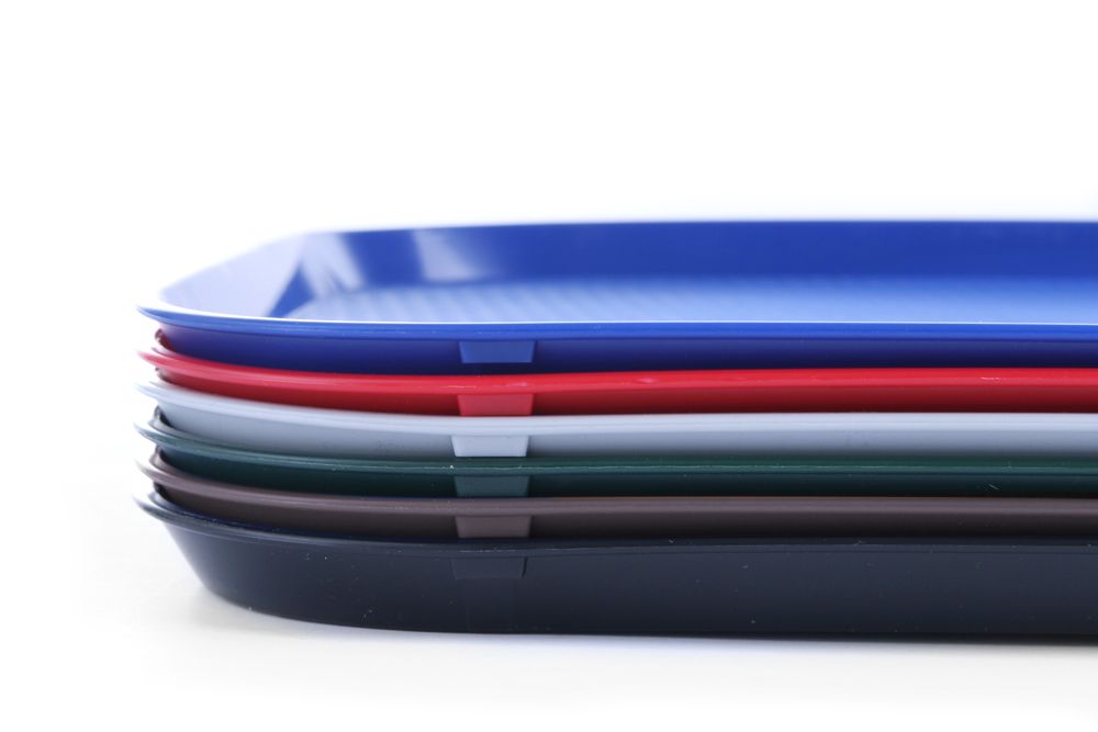 HENDI | Tác, podnos polypropylénový Fast Food BIG, barva Hnědá, 350x450x(H)20mm