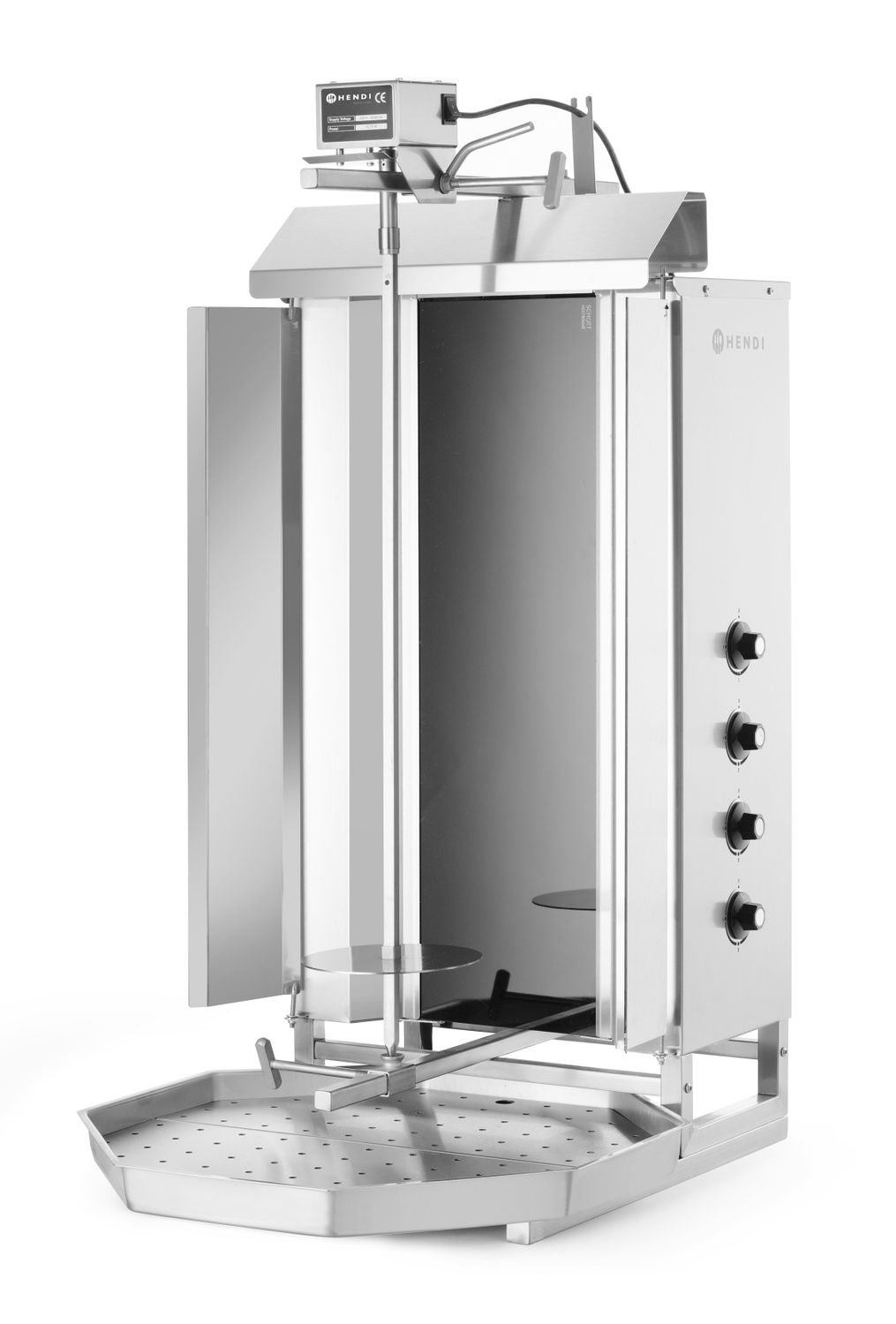 Elektrický gril na kebab Profi Line, HENDI, Profi Line, 400V/7200W, 7,2kW, 550x700x(H)1120mm