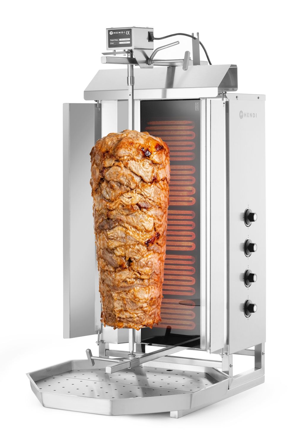Elektrický gril na kebab Profi Line, HENDI, Profi Line, 400V/7200W, 7,2kW, 550x700x(H)1120mm