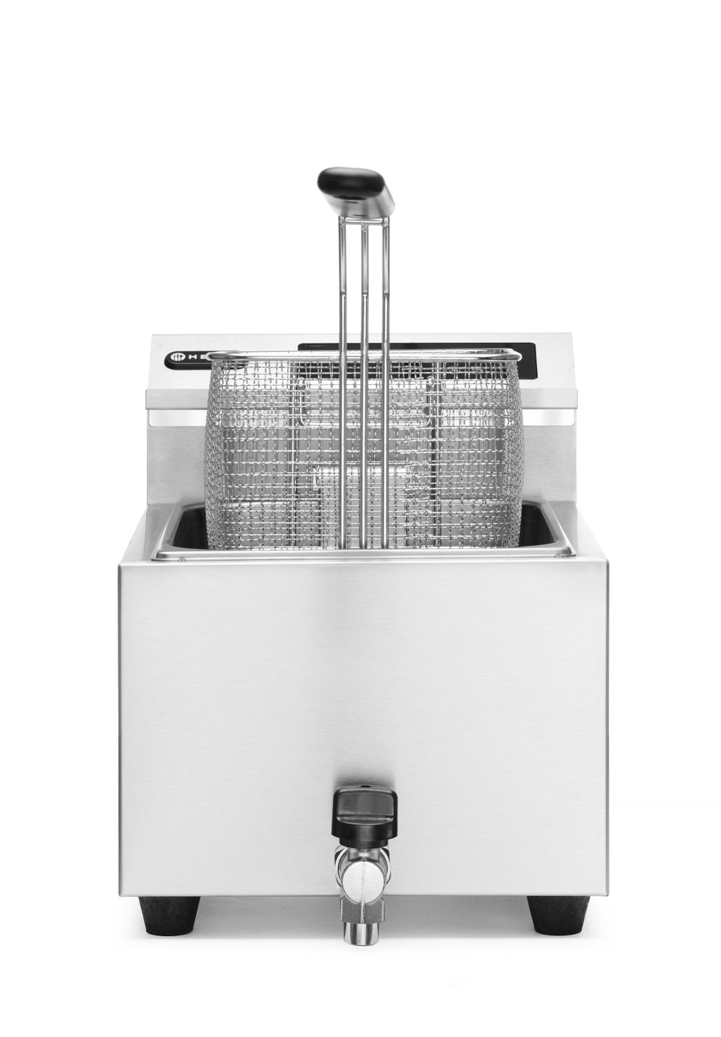 HENDI | Fritéza s výpustí digitální, objem 8 litrů, Profi Line, 8L, 230V/3500W, 305x515x(H)345mm