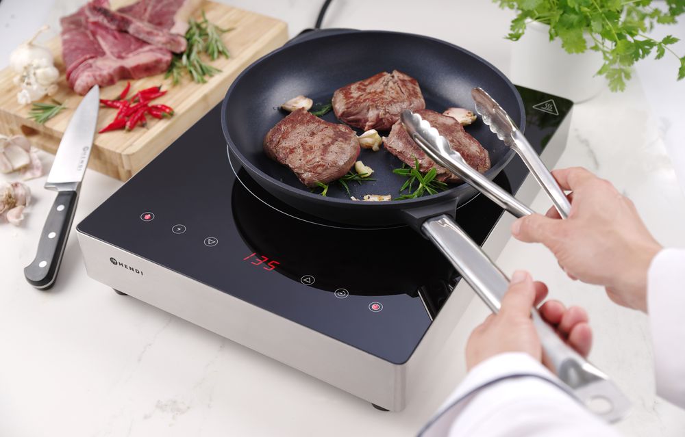 Indukční vařič 3500W, HENDI, Kitchen Line, 230V/3500W, 337x417x(H)85mm