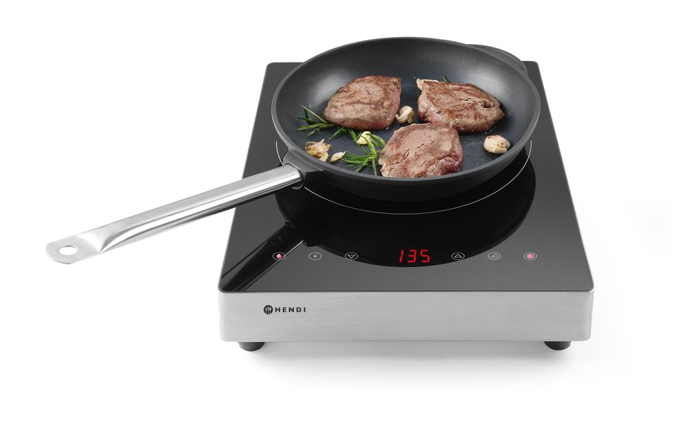 Indukční vařič 3500W, HENDI, Kitchen Line, 230V/3500W, 337x417x(H)85mm