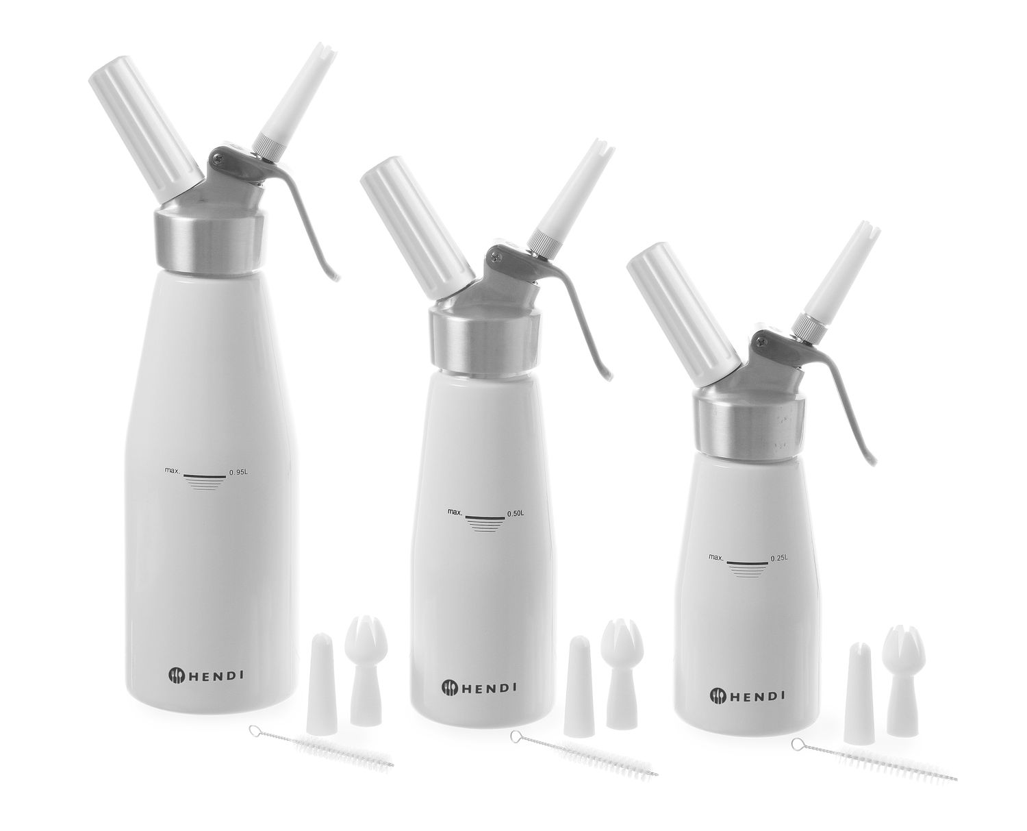 Šlehačková láhev, HENDI, Kitchen Line, 0,25L, ø80x(H)200mm