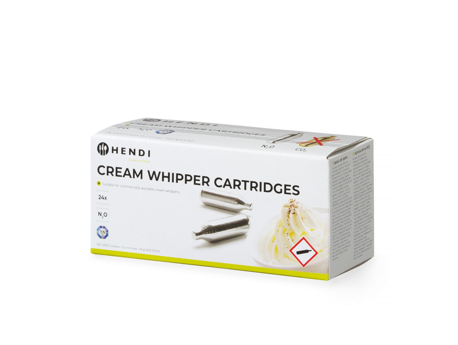 Bombičky do láhví na šlehačku, HENDI, 24 ks