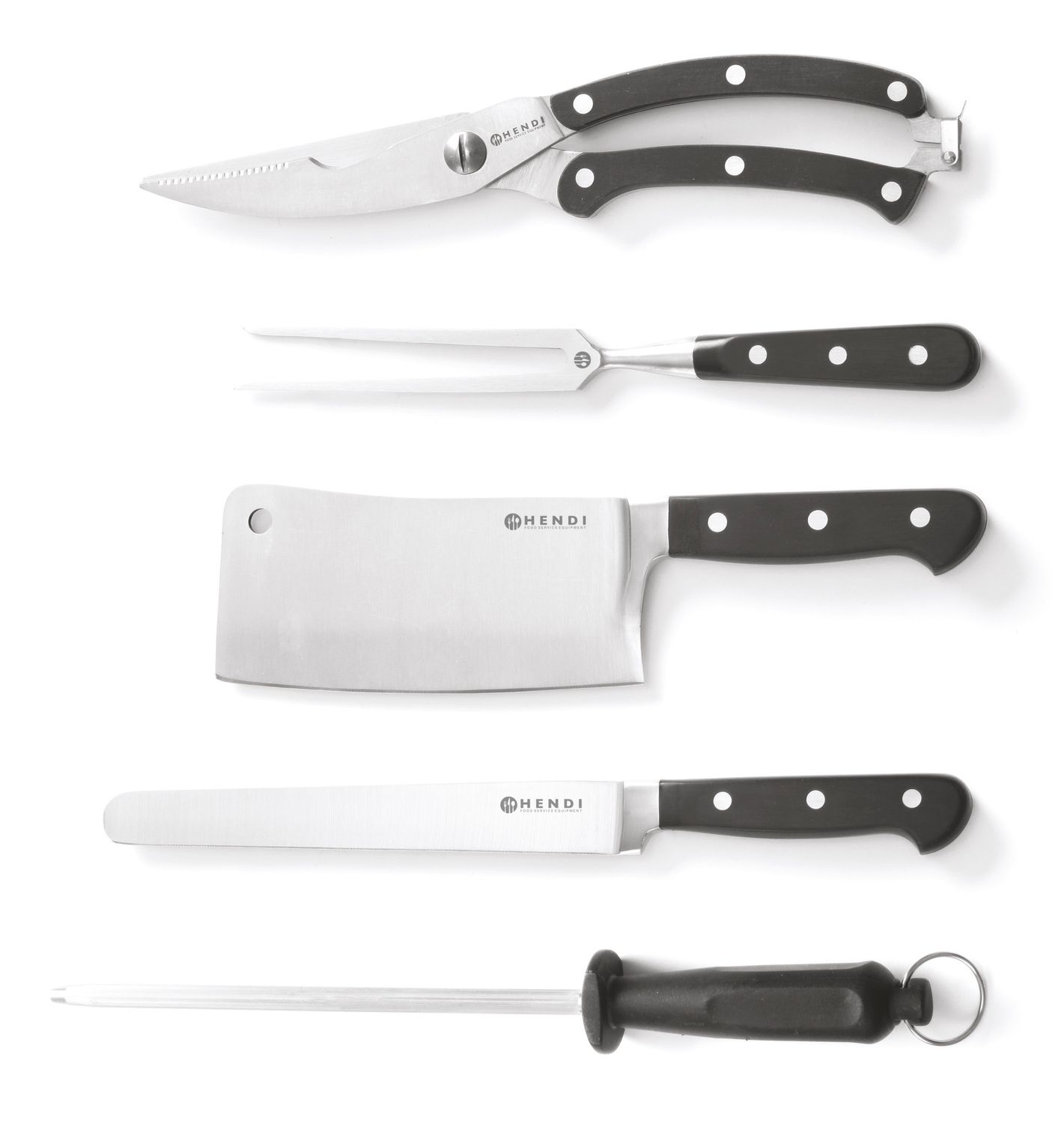 Nůžky na drůbež, HENDI, Kitchen Line, Černá, (L)260mm