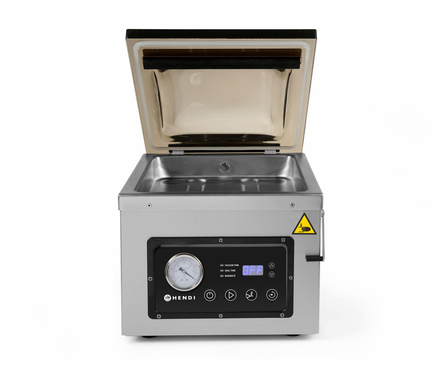 Vakuovací komora Profi Line 300, HENDI, Profi Line, těsnicí lišta 300 mm, 230V/950W, 367x425x(H)364mm