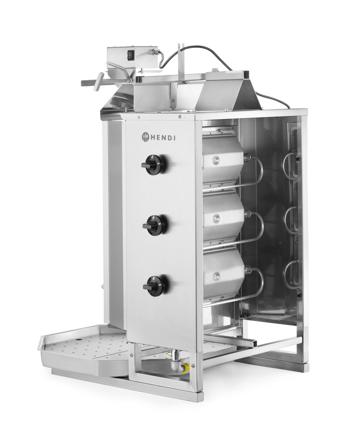 Plynový gril na kebab Profi Line, HENDI, Profi Line, 9,75kW, 470x550x(H)960mm