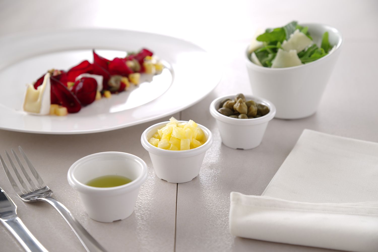 Miska Ramekin, HENDI, 0,045L, Černá, 12 ks, ø60x(H)35mm