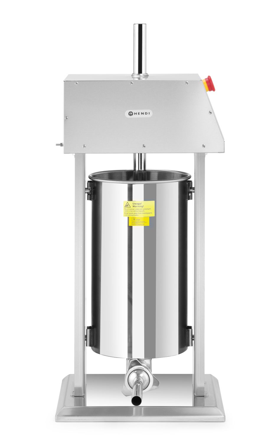 Plnička na klobásy elektrická, obj. 15 l, HENDI, 15L, 230V/60W, 450x350x(H)750mm