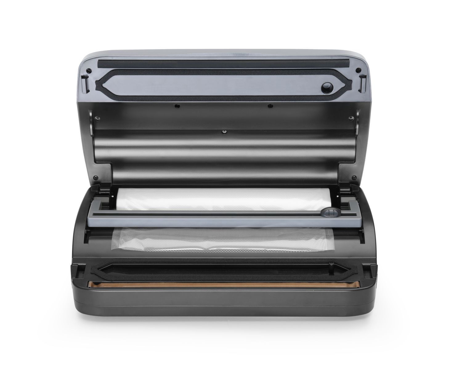 Vakuová balička s podavačem rolí - lamelová, HENDI, Budget Line, 385x205x(H)95mm