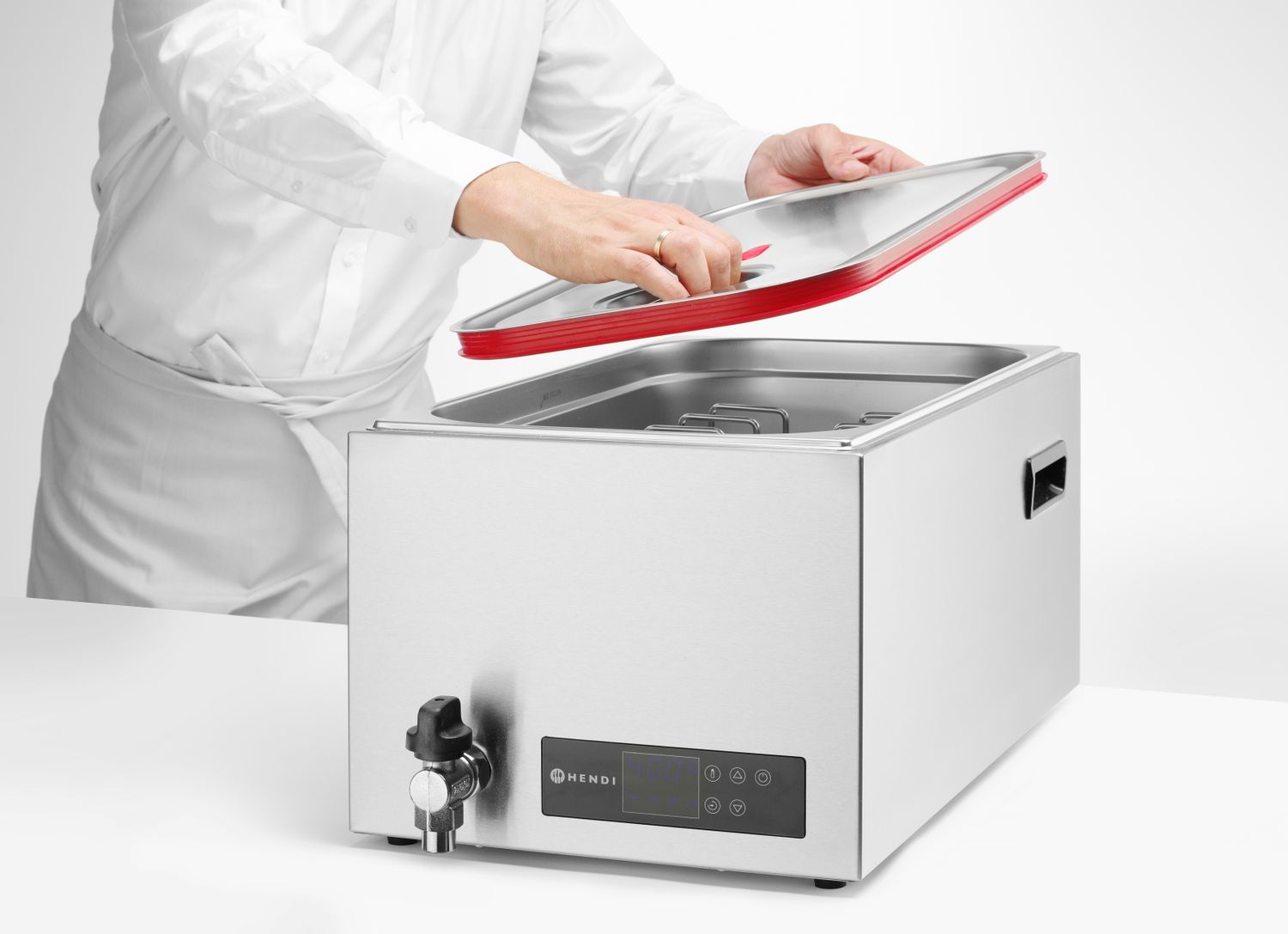 Přístroj Sous vide GN 1/1, HENDI, 20L, 230V/600W, 350x680x(H)275mm