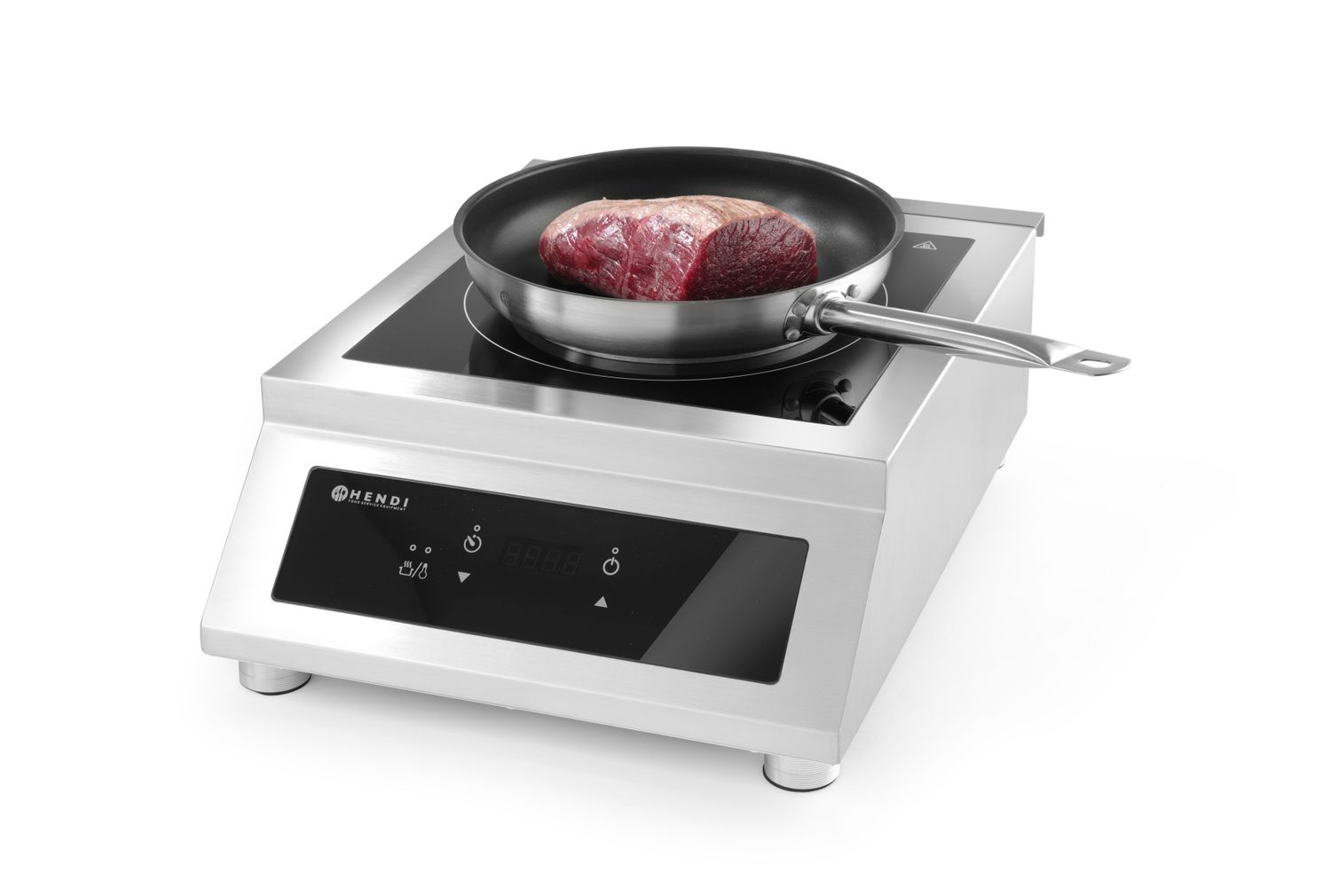 Indukční vařič 5000 D, HENDI, Profi Line, 400V/5000W, 398x525x(H)175mm