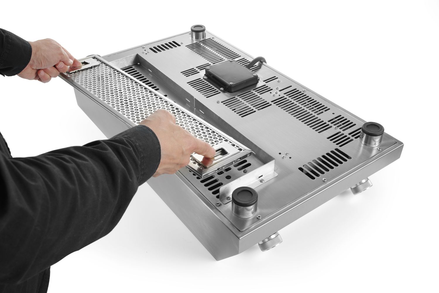 Indukční vařič model 7000, HENDI, Profi Line, 400V/7000W, 405x700x(H)145mm