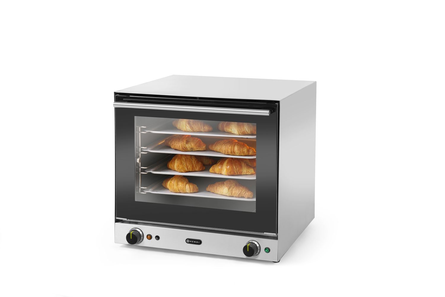 HENDI | Horkovzdušná trouba H90S se zvlhčováním, objem 62L, 230V/2670W, 595x624x(H)572mm