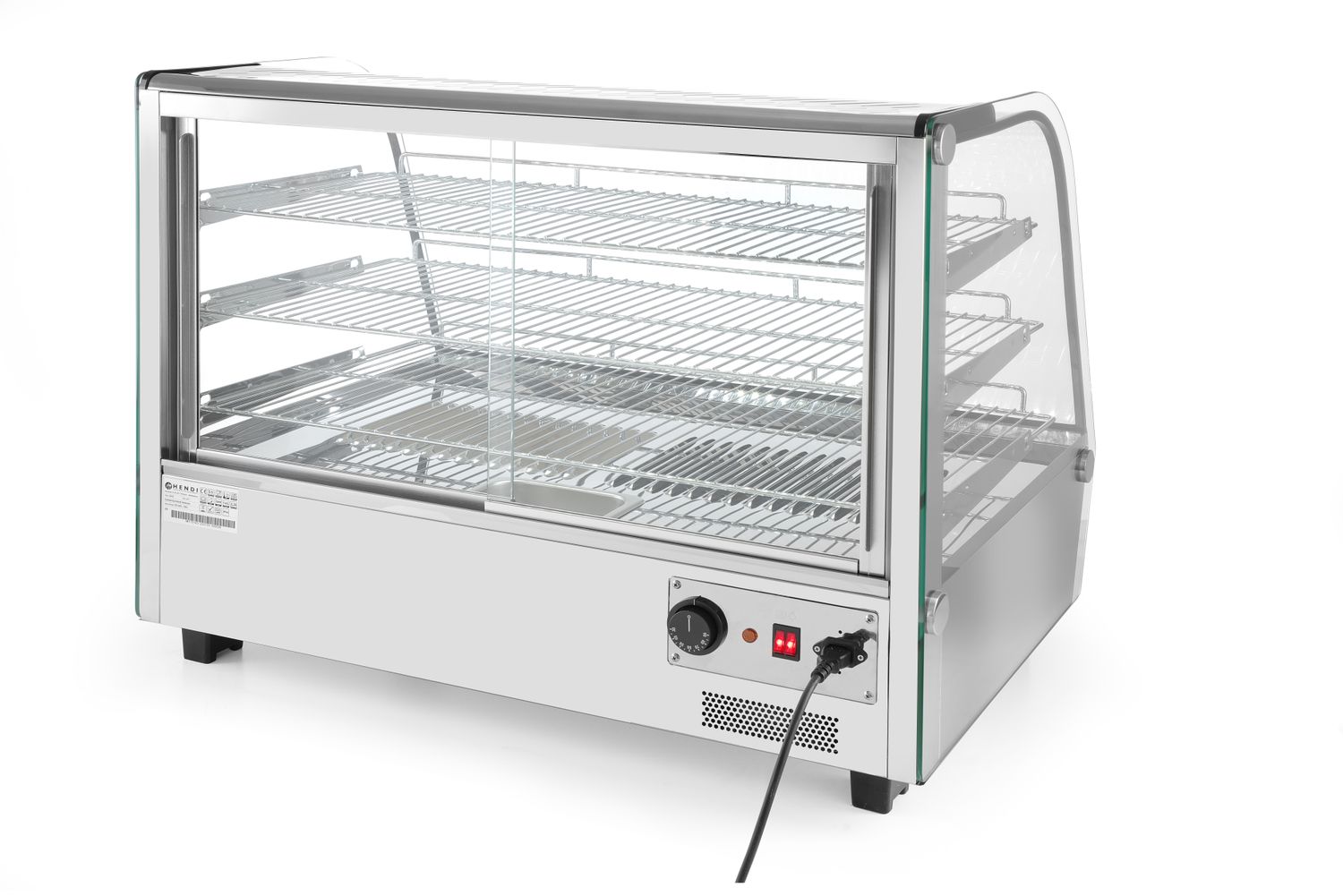 Vitrína ohřívací nastavitelná, HENDI, 160 litrů, 230V/1500W, 885x570x(H)680mm