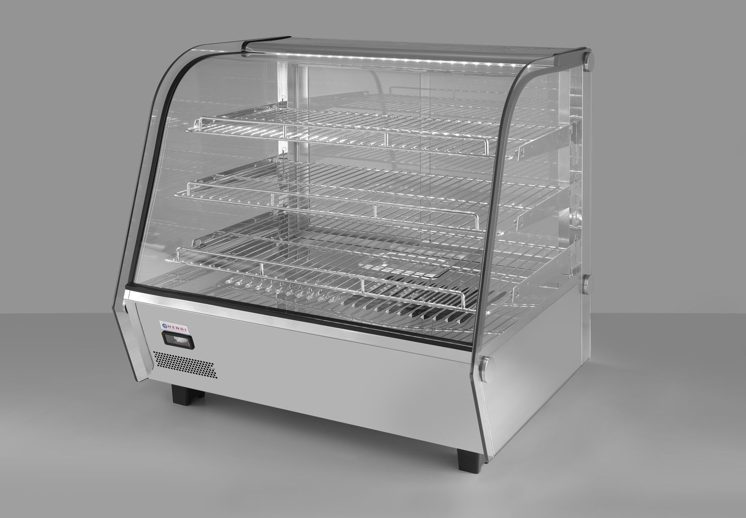Vitrína ohřívací nastavitelná, HENDI, 120 litrů, 230V/1100W, 685x575x(H)680mm