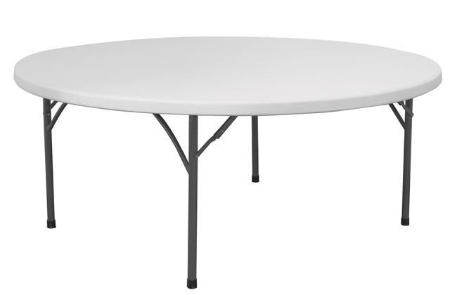 Bufetový stůl kulatý skládací, HENDI, max. náplň: 250 kg, ø1800x(H)740mm