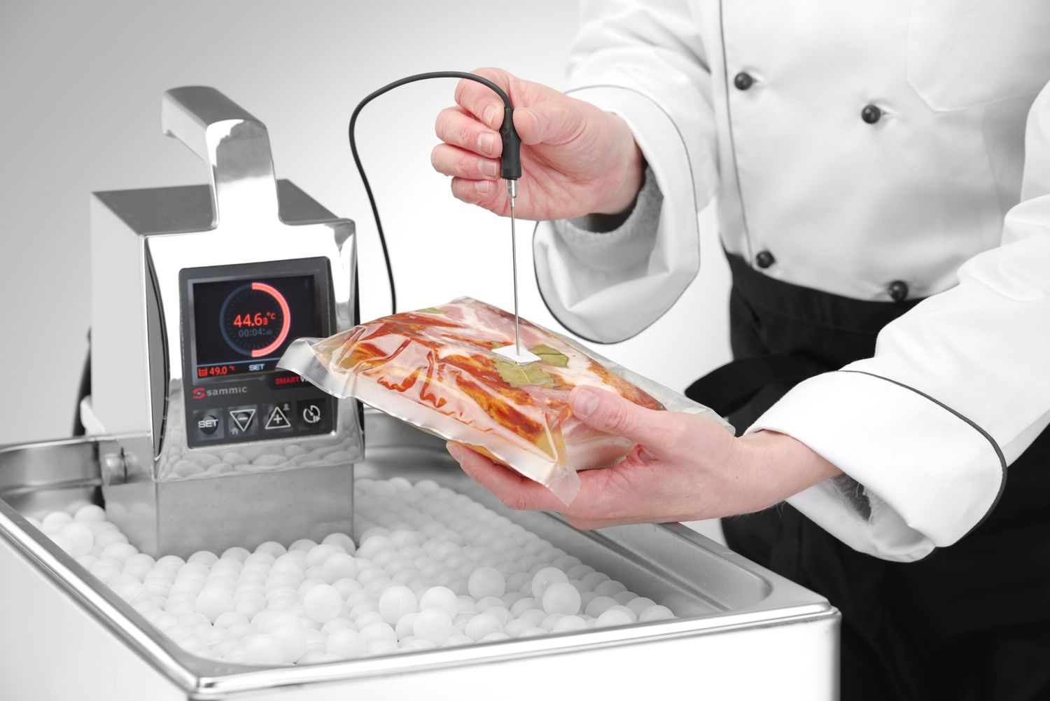 Ponorný cirkulátor na vaření sous vide SmartVide 9 , Sammic, Stříbrná, 230V/2000W, 124x140x(H)360mm