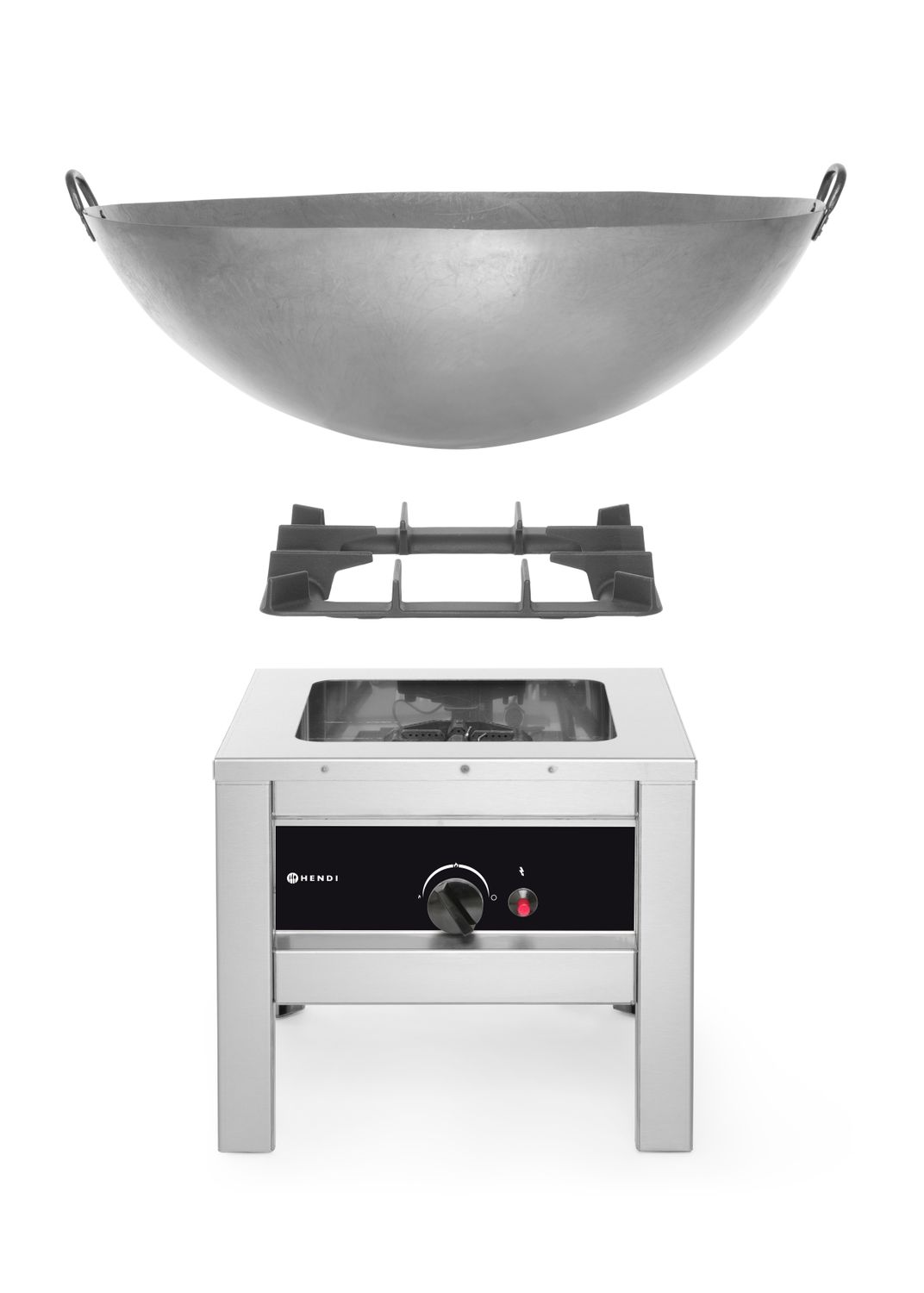 HENDI | Plynová stolička, Profi Line, výkon 6,7kW, 425x425x(H)400mm