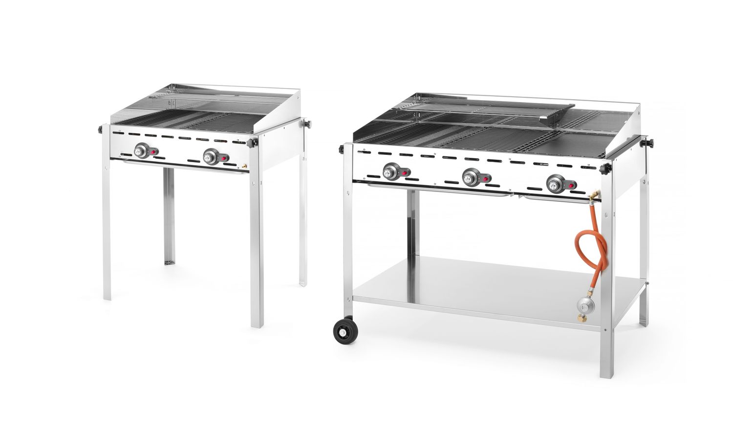 Plynový gril Green Fire 3 hořáky, HENDI, Profi Line, 17,4kW, 1078x612x(H)825mm