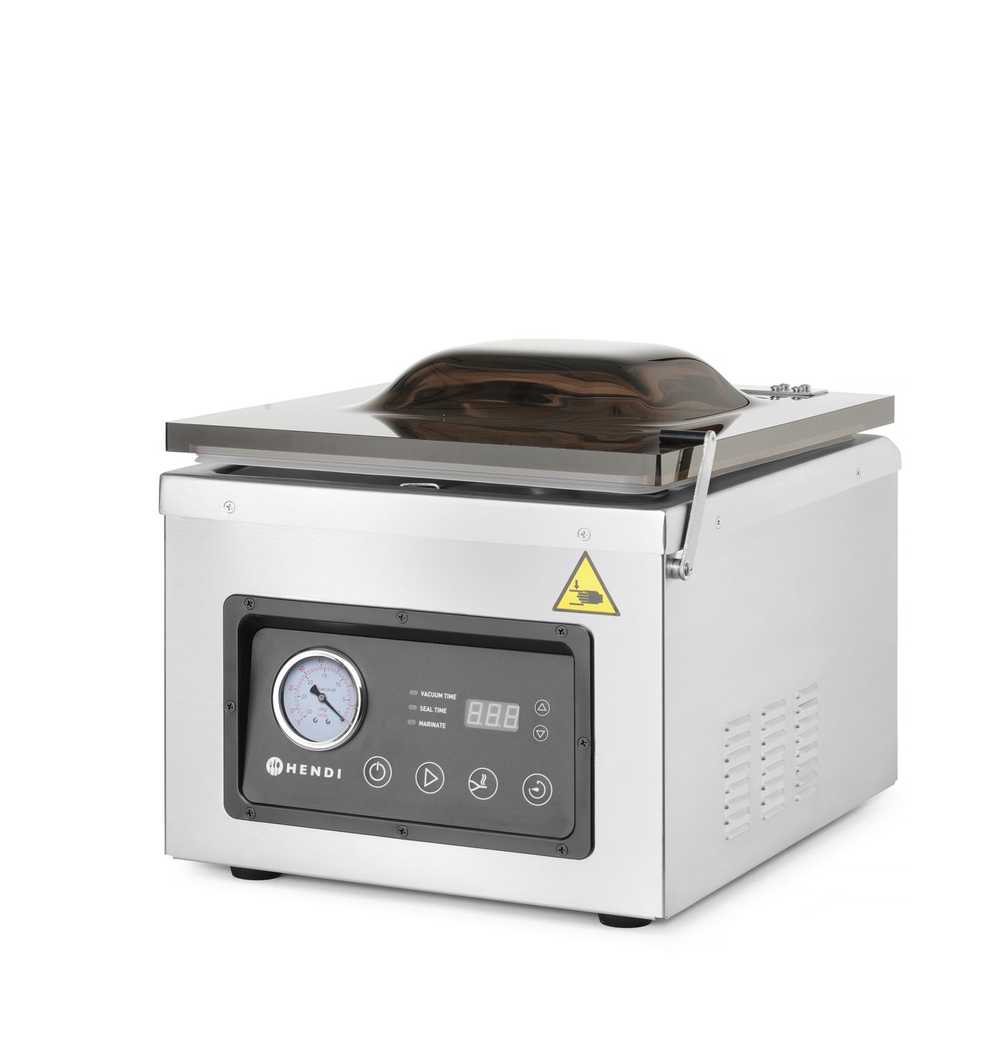 Vakuová balička - komora 260, HENDI, Profi Line, těsnicí lišta 260 mm, 240V/1000W, 330x480x(H)361mm
