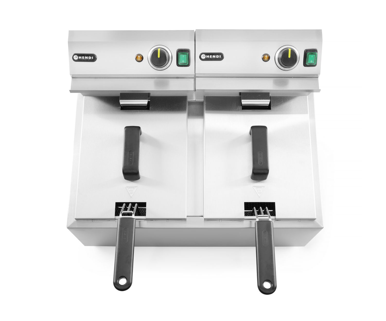 HENDI | Fritéza, objem 2x8 litrů, Profi Line, 230V/7000W, 605x460x(H)369mm