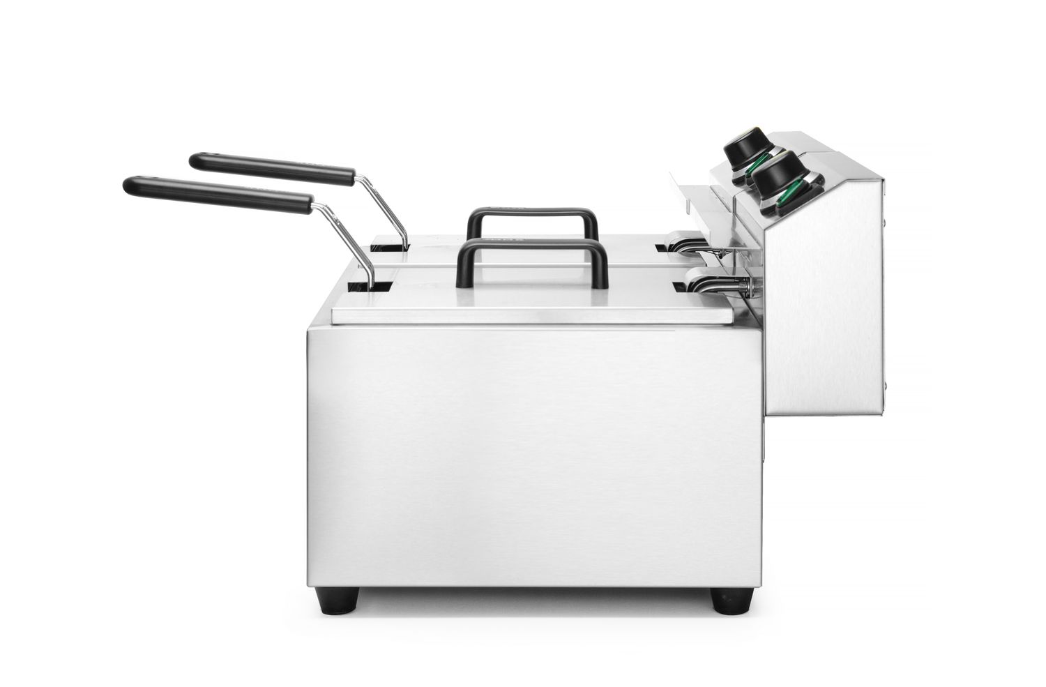 HENDI | Fritéza, objem 2x8 litrů, Profi Line, 230V/7000W, 605x460x(H)369mm