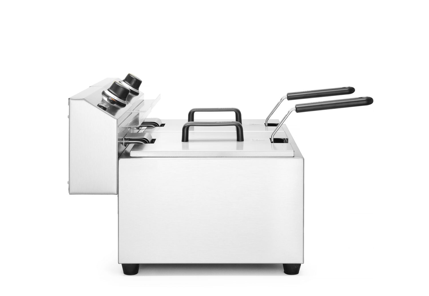 HENDI | Fritéza, objem 2x8 litrů, Profi Line, 230V/7000W, 605x460x(H)369mm