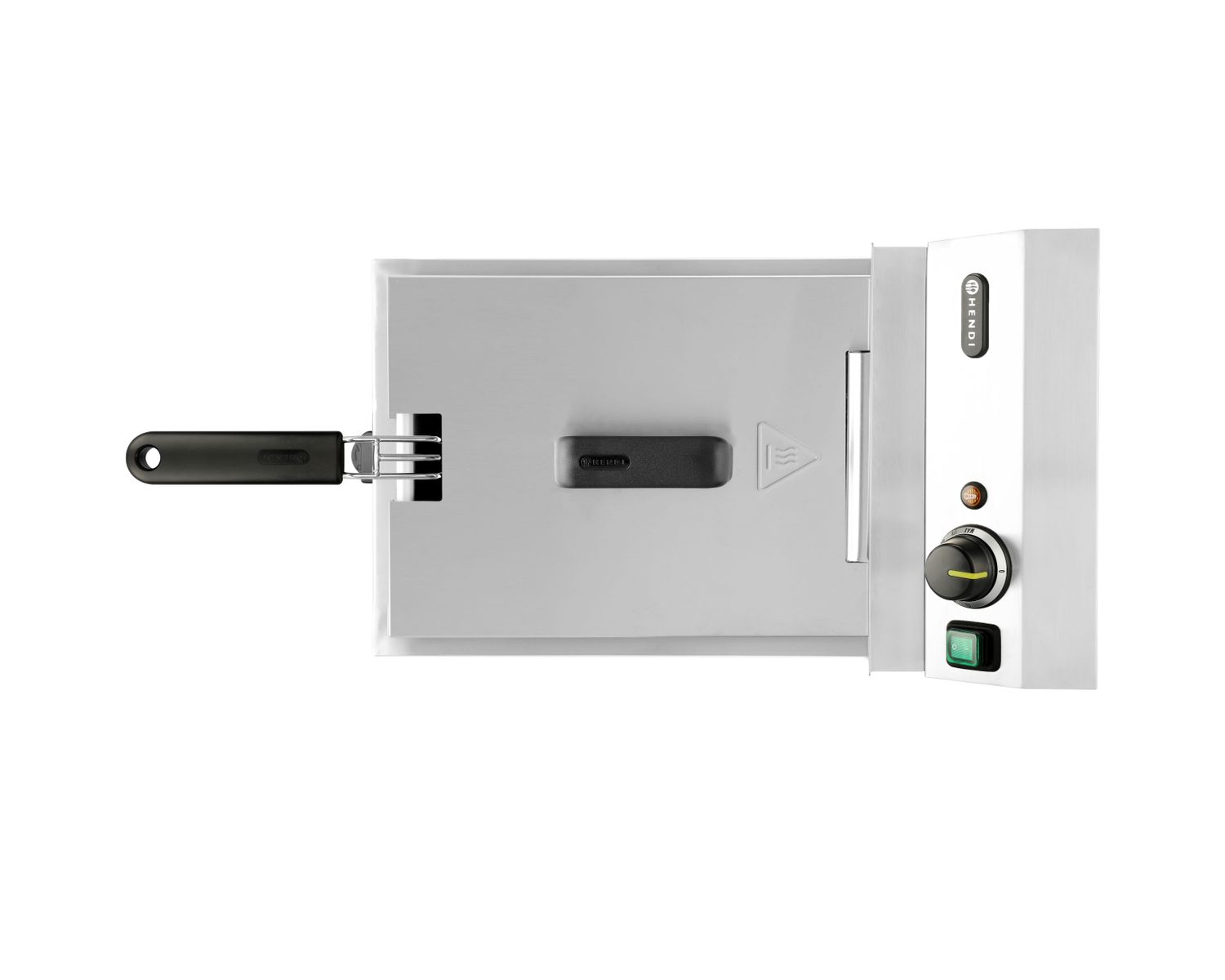 HENDI | Fritéza s výpustí XL, objem 10 litrů, Profi Line, 400V/6600W, 300x680x(H)420mm