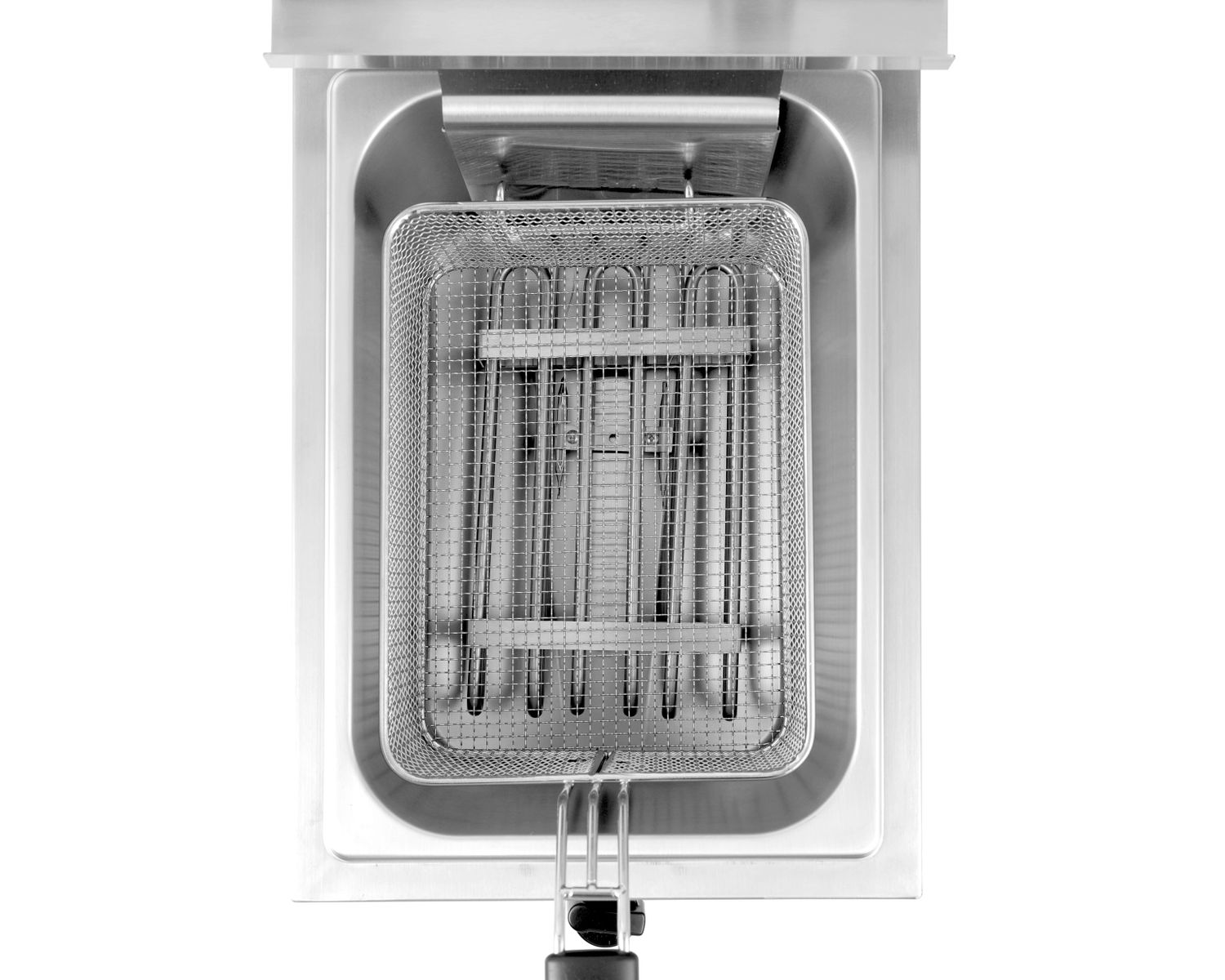 HENDI | Fritéza s výpustí XL, objem 10 litrů, Profi Line, 400V/6600W, 300x680x(H)420mm