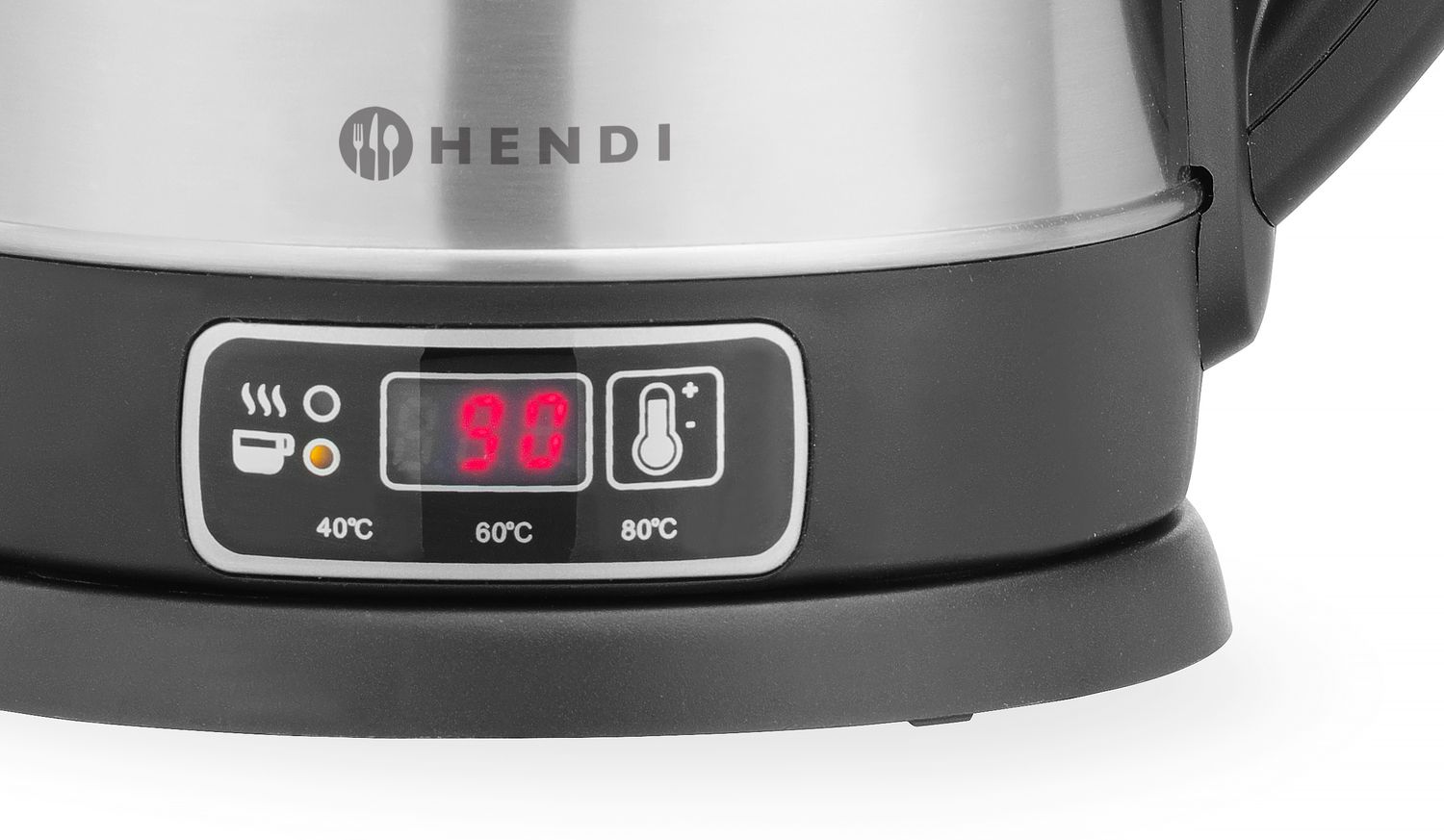 HENDI | Rychlovarná konvice s teplotní regulací, HENDI, objem 1,8L, 230V/1800W, 230x165x(H)255mm