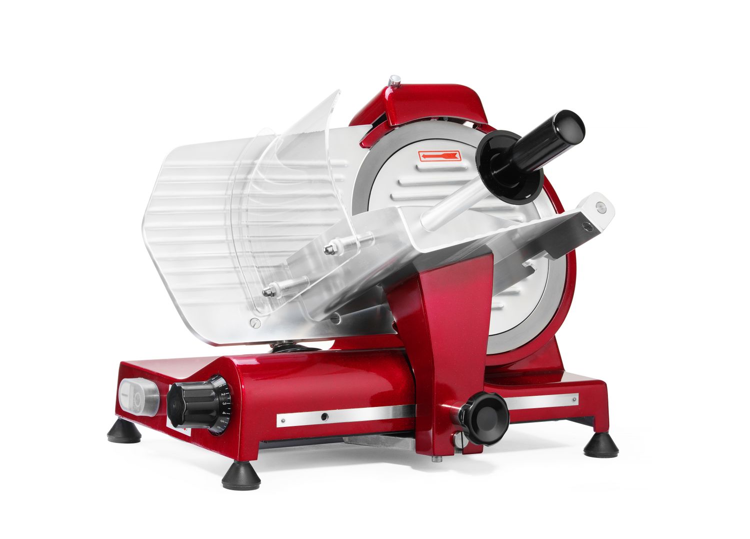 Slicer 250 Red Edition, HENDI, Profi Line, 220-240V/320W, 514x484x(H)373mm