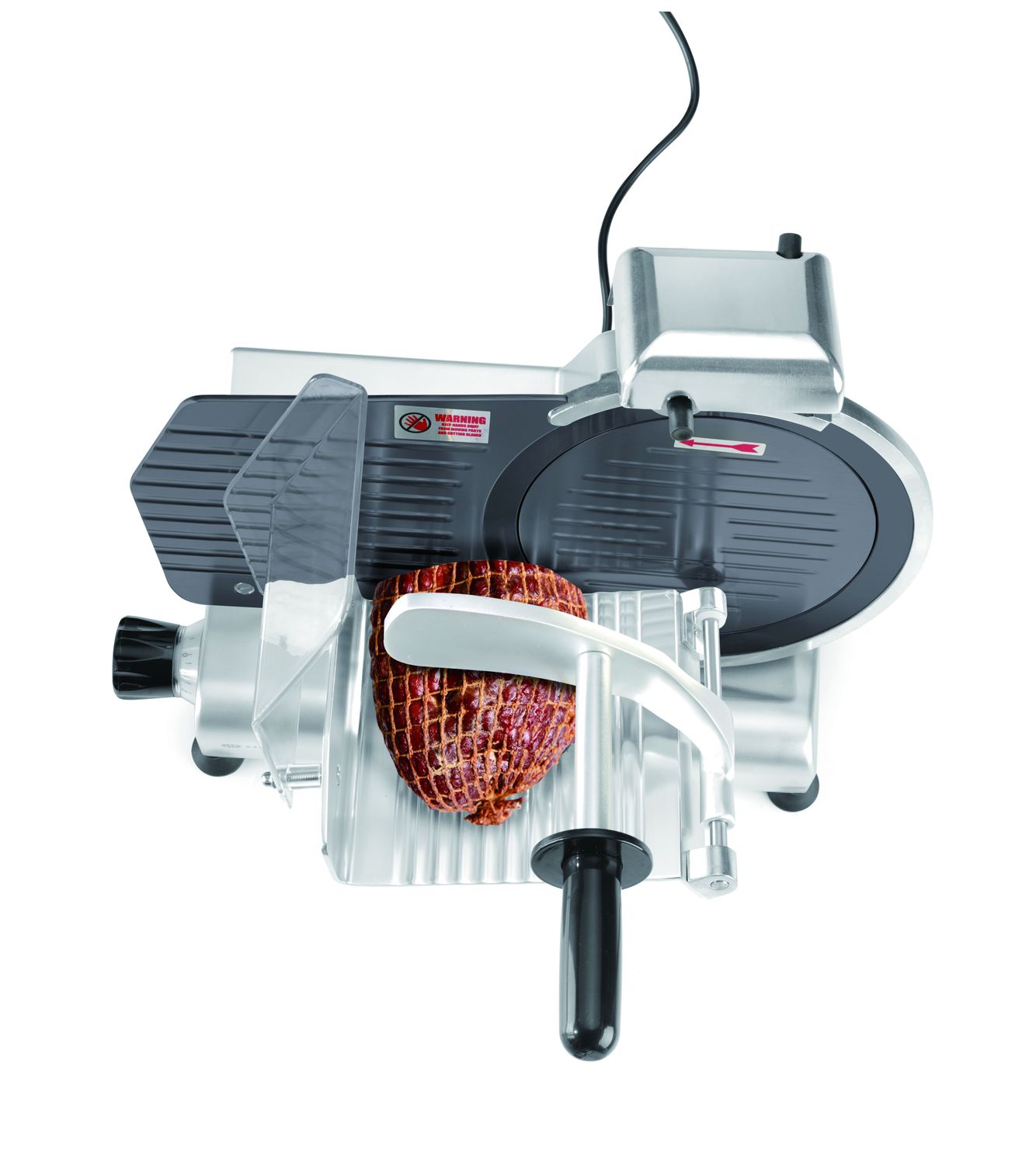 Nářezový stroj 250 s teflonovou vrstvou, HENDI, Kitchen Line, 230V/150W, 494x402x(H)398mm