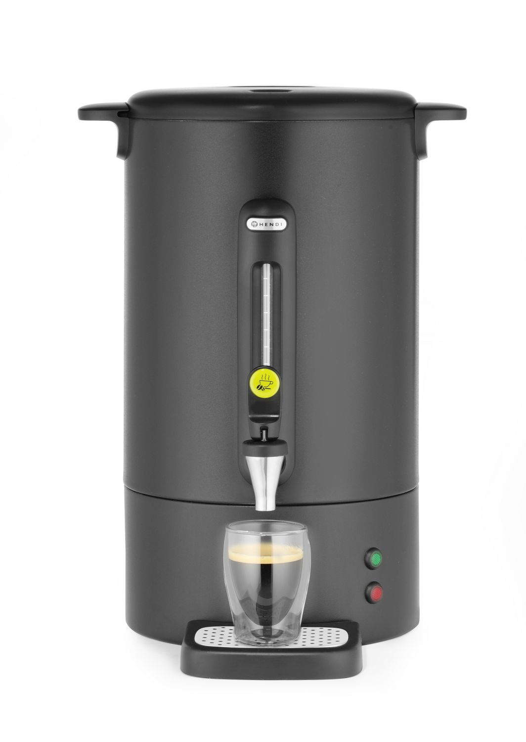 Perkolátor - Design by Bronwasser, HENDI, 14L, Černá, 220-240V/1750W, 352x420x(H)500mm