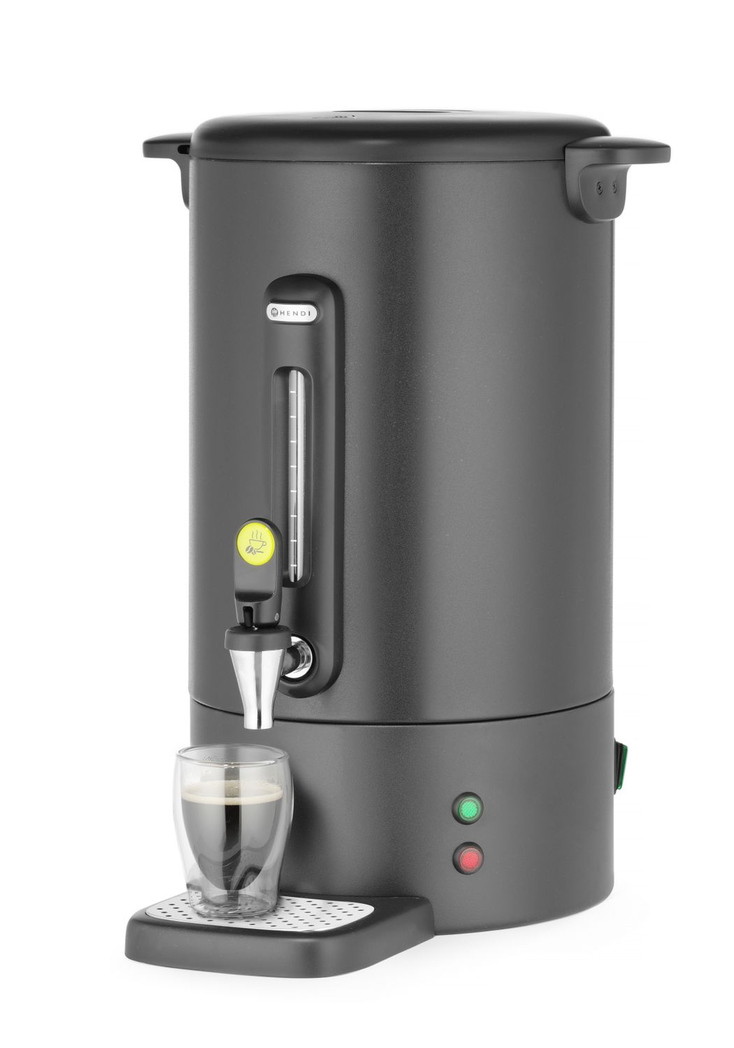 Perkolátor - Design by Bronwasser, HENDI, 14L, Černá, 220-240V/1750W, 352x420x(H)500mm
