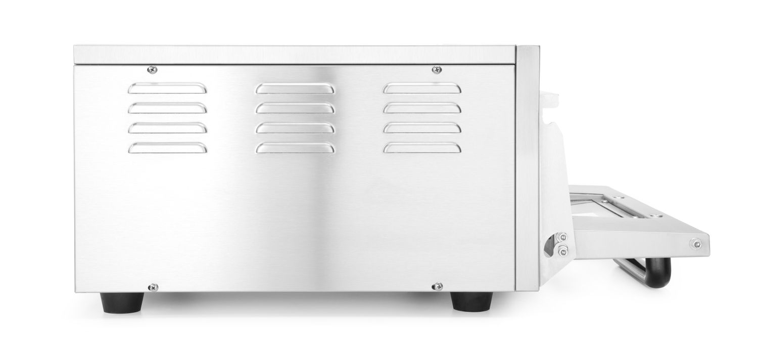 Jednokomorová pec na pizzu 2000 W, HENDI, Stříbrná, 230V/2000W, 580x560x(H)275mm