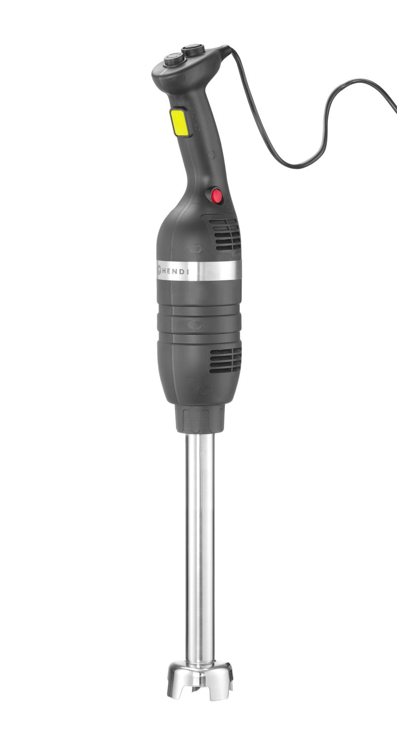Sada: Tyčový mixér 350 s regulací rychlosti + šlehací metla + nástěnný stojan, HENDI, Kitchen Line, Černá, 230V/350W, 110x324x(H)816mm