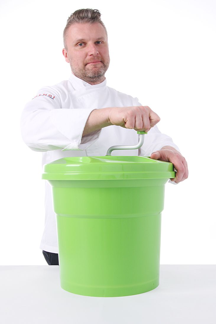 Odstředivka na salát, HENDI, 25L, ø430x(H)530mm