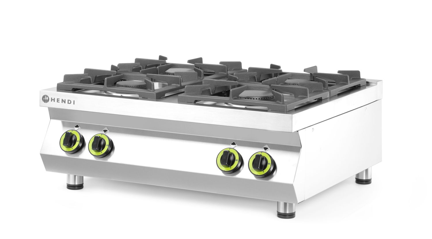 Plynový hořák - 4 hořáky, stolní model, HENDI, Kitchen Line, 19kW, 800x700x(H)310mm