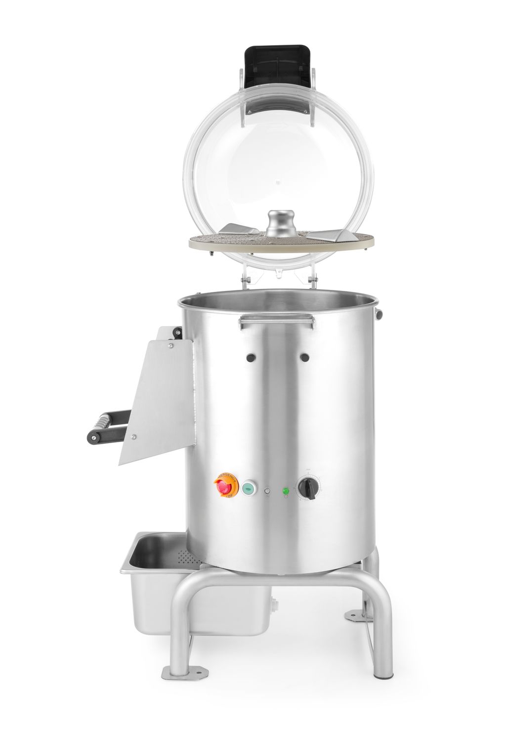 Škrabka na brambory, 10 kg, HENDI, Kitchen Line, 230V/750W, 620x525x(H)833mm