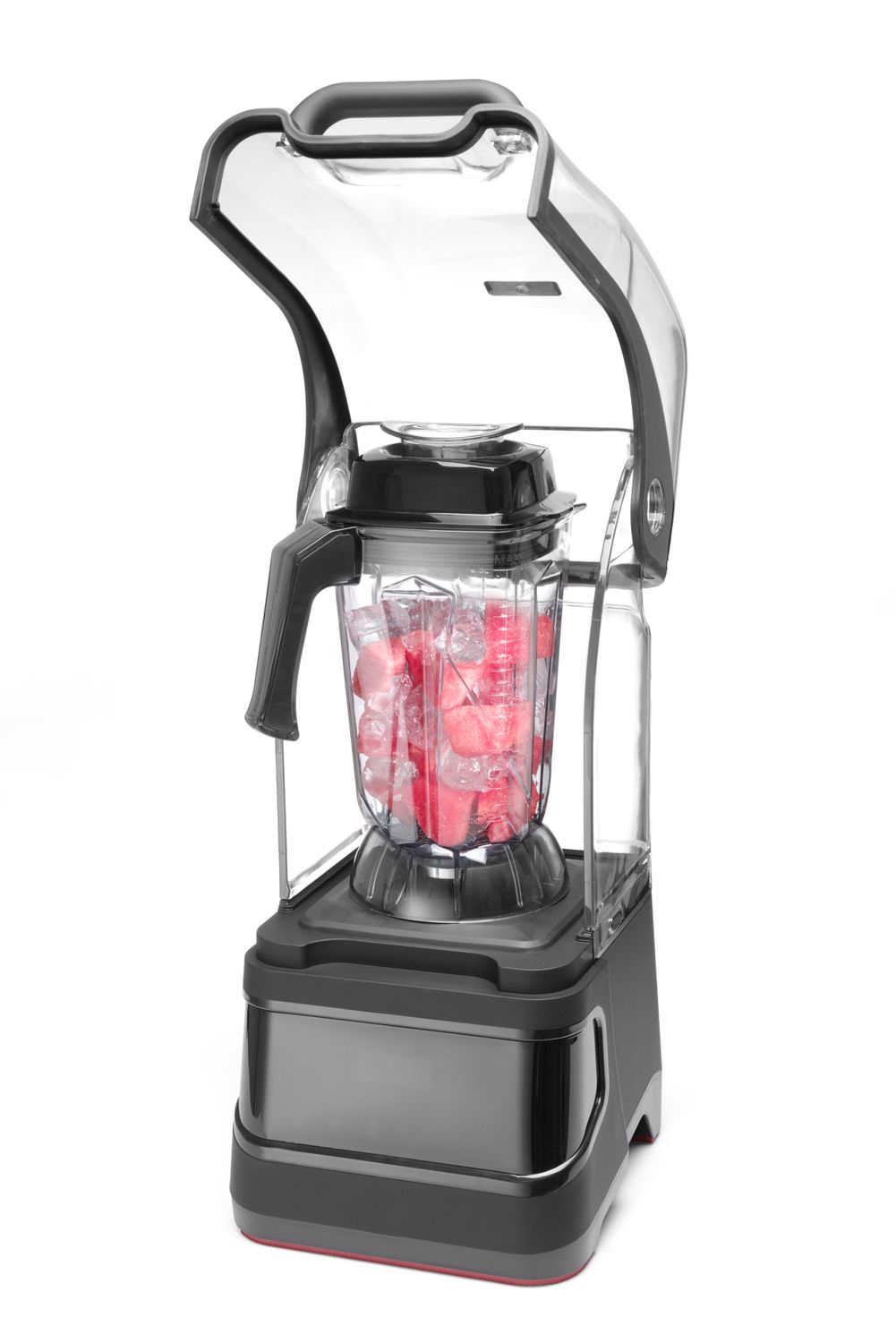 Barový mixér digitální se zvukovou skříní, HENDI, 2,5L, Černá, 220-240V/1680W, 250x300x(H)546mm